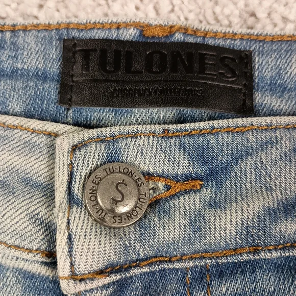 NEW Tulones Currency Collection Men's Dust Wash Denim Jeans 34 Waist NWT - Picture 4 of 15